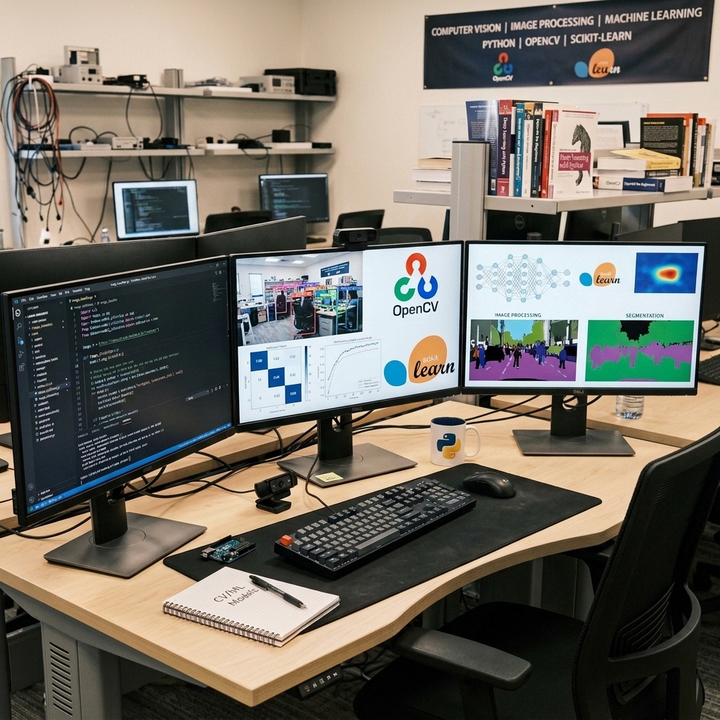computer vision · image processing · machine learning · python · opencv · scikit learn
